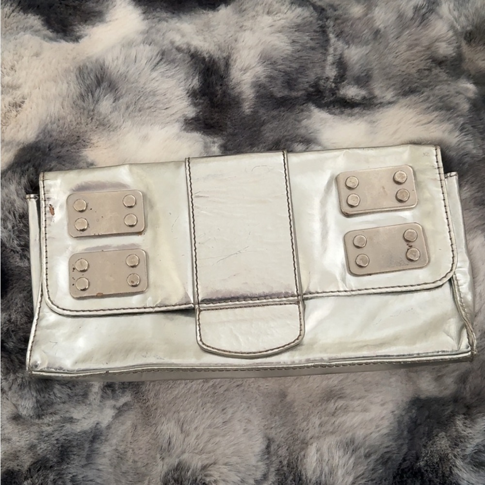 Silver Clutch Bag shi